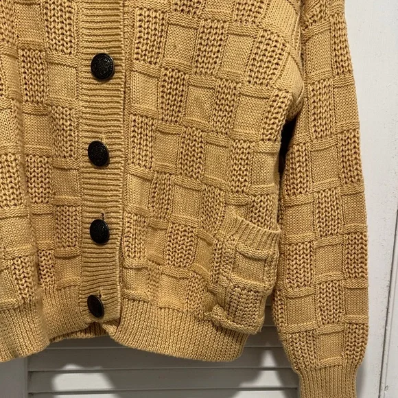 Compagnie Internationale Express Mustard Button-Up Cardigan - Picture 4 of 8